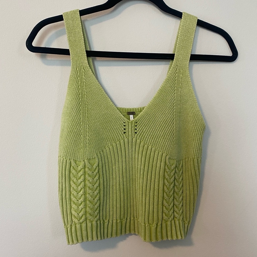 YFB Green Becca Sweater Tank M